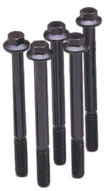 ARP M10x1.25 (90mm) Hex Black Oxide Bolts (5st/paket)